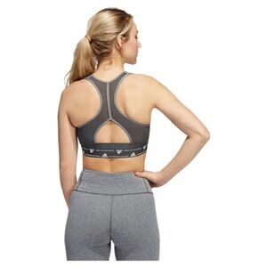 Adidas Women's Heather Gray Sports Bra